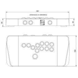 Hitbox tekken arcade - obudowa